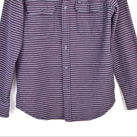 Obey Men’s Heavy Cotton Button Down Shacket Shirt | Medium - Picture 2 of 10